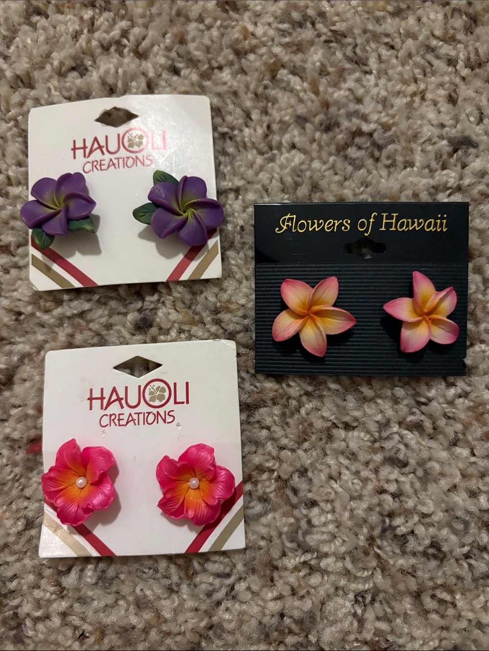 Earrings set of 3